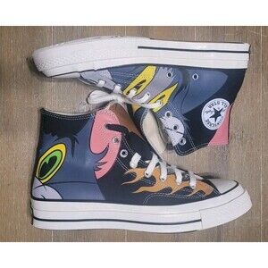 Men's 10 Tom & Jerry x Converse Chuck Taylor All Star High Oversized Print Shoes